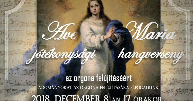 AVE MARIA – Hangverseny Szűz Mária tiszteletére